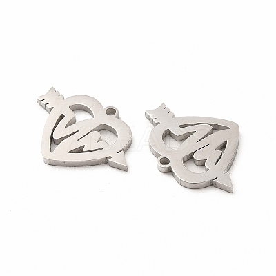 Non-Tarnish 304 Stainless Steel Pendants STAS-M089-28P-1
