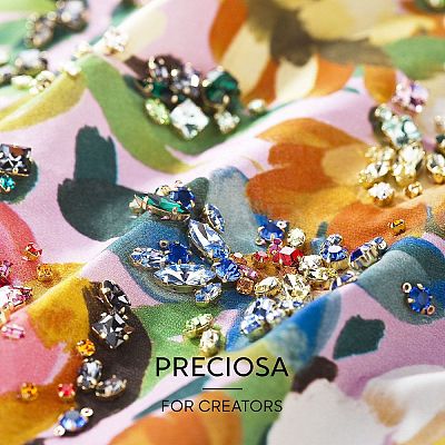 Preciosa® MAXIMA Crystal Round Stones Y-PRC-RBSS29-90090-1