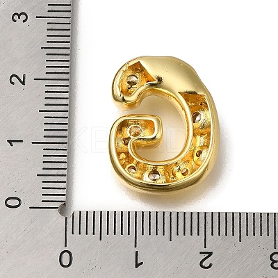 Brass with Cubic Zirconia Pendants KK-Q818-03G-G-1