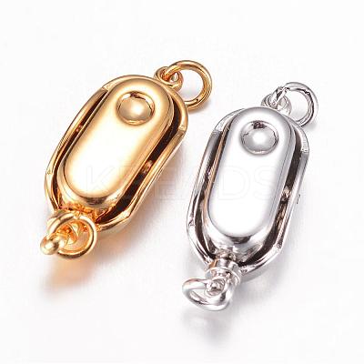 304 Stainless Steel Box Clasps STAS-G071-49-1