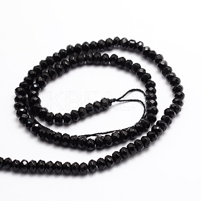 Dyed Natural Malaysia Jade Rondelle Beads Strands X-G-E316-2x4mm-08-1