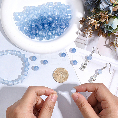 120Pcs Resin UV Reactive Beads RESI-PA0001-34C-1
