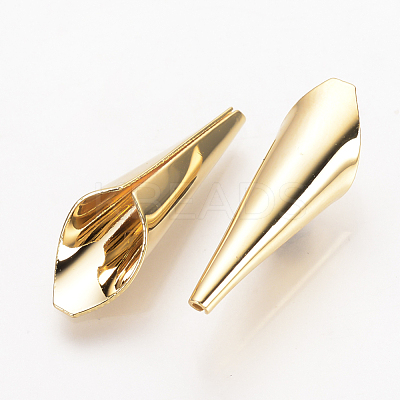 Brass Bead Cones KK-Q735-232G-1