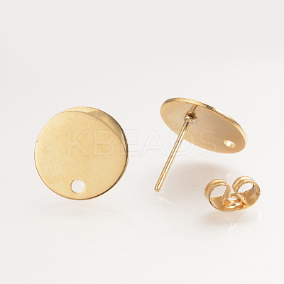 304 Stainless Steel Stud Earring Findings STAS-Q223-08B-1