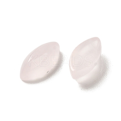 Natural Rose Quartz Cabochons G-F772-01B-17-1