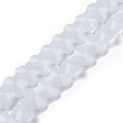 Imitation Jade Glass Beads Strands EGLA-L045-I-A08-1