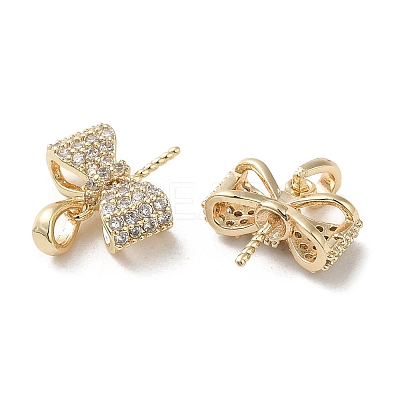 Brass Micro Pave Cubic Zirconia Pendants KK-H455-58G-1