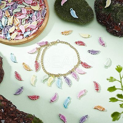 Craft Style Opaque Acrylic Pendants MACR-FH0001-11-1