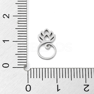 Non-Tarnish 304 Stainless Steel Charms STAS-D036-01P-1