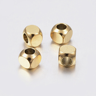 Ion Plating(IP) 304 Stainless Steel Beads STAS-F135-07G-5x5mm-1