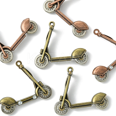 6Pcs 2 Colors Tibetan Style Alloy Pendants FIND-FS0002-58-1