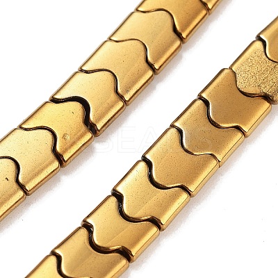 Synthetic Non-magnetic Hematite Beads Strands G-P545-I01-01F-1