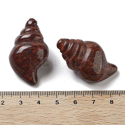 Natural Sesame Jasper Carved Figurines DJEW-L023-H19-1