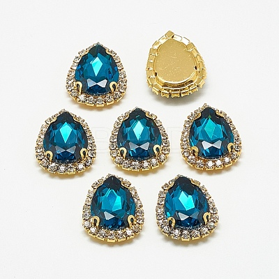 Sew on Rhinestone RGLA-T122-10x14-14G-1