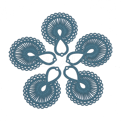 430 Stainless Steel Filigree Pendants LS-X-STAS-S108-22A-1