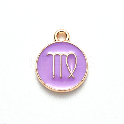 Alloy Enamel Pendants ENAM-S124-01A-01B-1