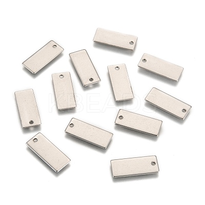 Tarnish Resistant 304 Stainless Steel Stamping Blank Tag Pendants STAS-S028-05-1