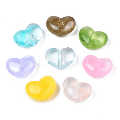 Transparent Acrylic Beads OACR-N008-54-1
