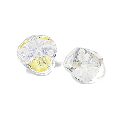 Electroplated Glass Beads GLAA-G119-01J-1
