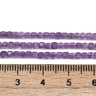 Natural Amethyst Beads Strands G-P457-B01-56-1