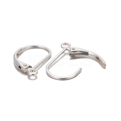 925 Sterling Silver Leverback Earring Findings X-STER-G027-22S-1