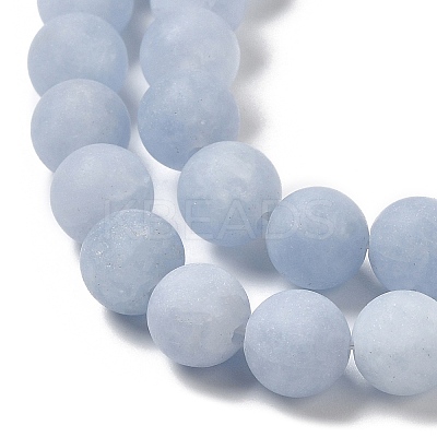 Natural Dyed White Jade Beads Strands G-M402-B01-06-1
