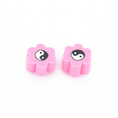 Handmade Polymer Clay Beads CLAY-N008-027D-1