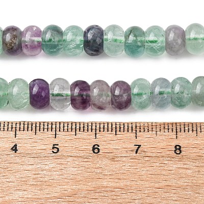 1 Strand Natural Colorful Fluorite Beads Strands G-OC0004-75-1