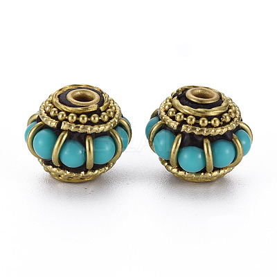 Handmade Indonesia Beads IPDL-E008-02B-1