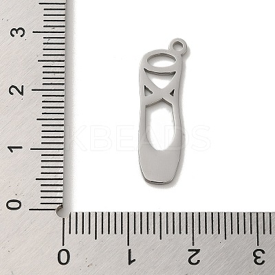 Non-Tarnish 304 Stainless Steel Pendants STAS-O005-16P-1