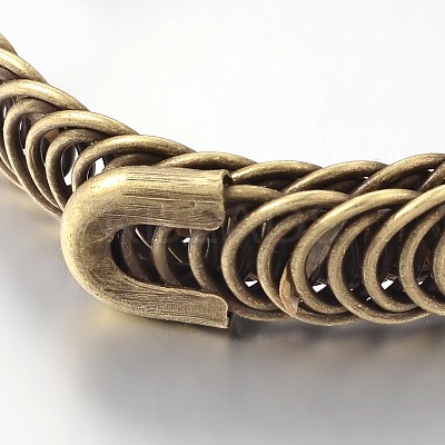 Hollow Iron Stretch Bangles MAK-J009-44AB-1