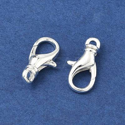 Brass Lobster Claw Clasps KK-G557-06B-S-1