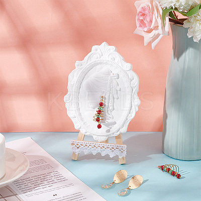 Wood and Gypsum Photo Frames WOOD-WH0029-28-1