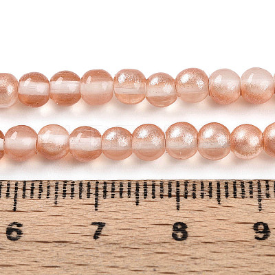 Baking Paint Transparent Glass Beads X1-DGLA-N011-4mm-04-1