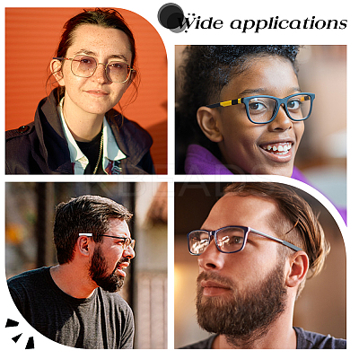 8 Pairs 4 Colors Silicone Eyeglasses Ear Grip FIND-WR0012-54-1
