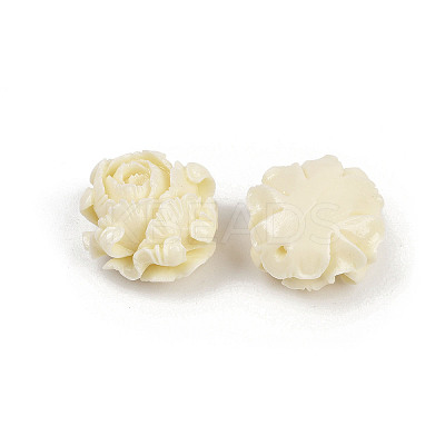 Dyed Synthetic Coral Carved Beads CORA-D035-01B-1