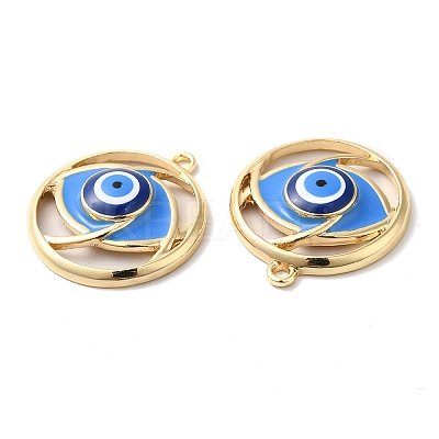 Alloy Enamel Pendants PALLOY-E027-VF802-1