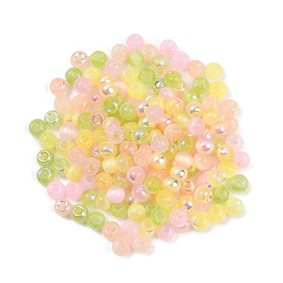 Mixed Color Imitation Cat Eye Glass Round Seed Beads LS-SEED-NH0003-01A-01-1