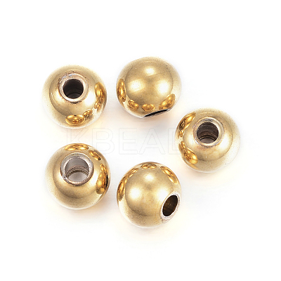 Ion Plating(IP) 304 Stainless Steel Spacer Beads X-STAS-T021-4G-1
