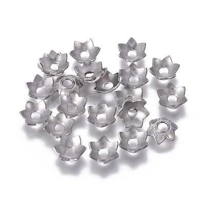 Tarnish Resistant 201 Stainless Steel Bead Caps STAS-L234-001P-1