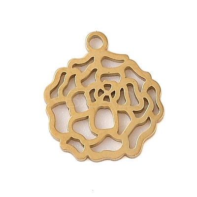 304 Stainless Steel Pendants STAS-S139-06G-05-1