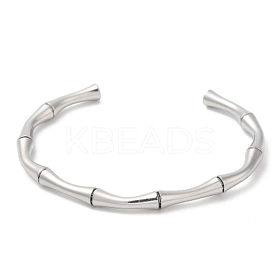 Non-Tarnish 304 Stainless Steel Cuff Bangles BJEW-H588-01P-1