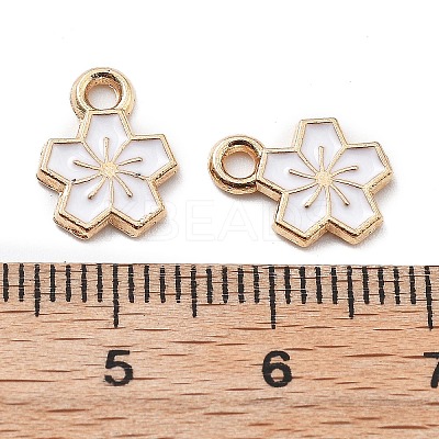 Alloy Enamel Charms ENAM-S022-01F-1