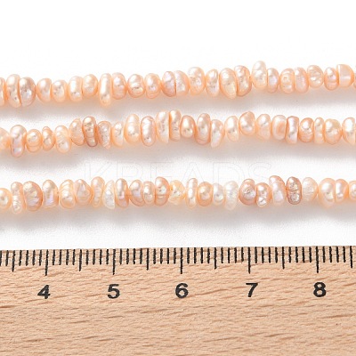 Natural Cultured Freshwater Pearl Beads Strands PEAR-I007-02K-02B-1