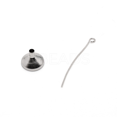 304 Stainless Steel Mini Funnel FIND-WH0100-68-1