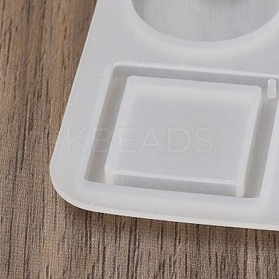Rhombus Triangle Star DIY Pendant Silicone Molds DIY-G109-01A-1