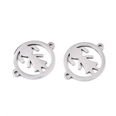 Tarnish Resistant 201 Stainless Steel Links Connectors STAS-S080-026P-1