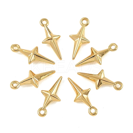 SHEGRACE Brass Star Charms XGR0167G-104G-1