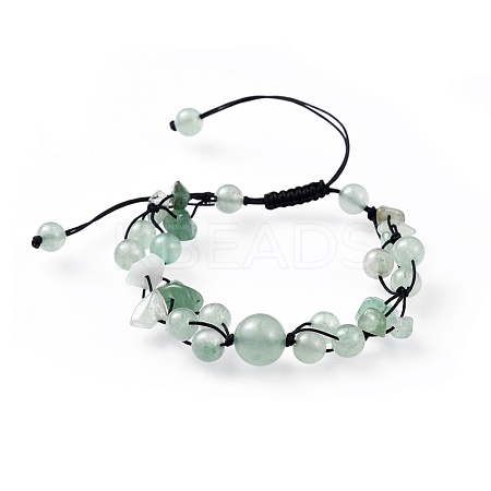 Adjustable Nylon Cord Braided Bead Bracelets BJEW-JB04602-02-1