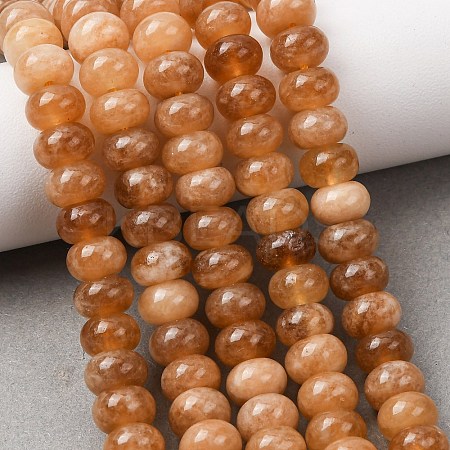 Natural White Jade Beads Strands G-E507-01-03-1
